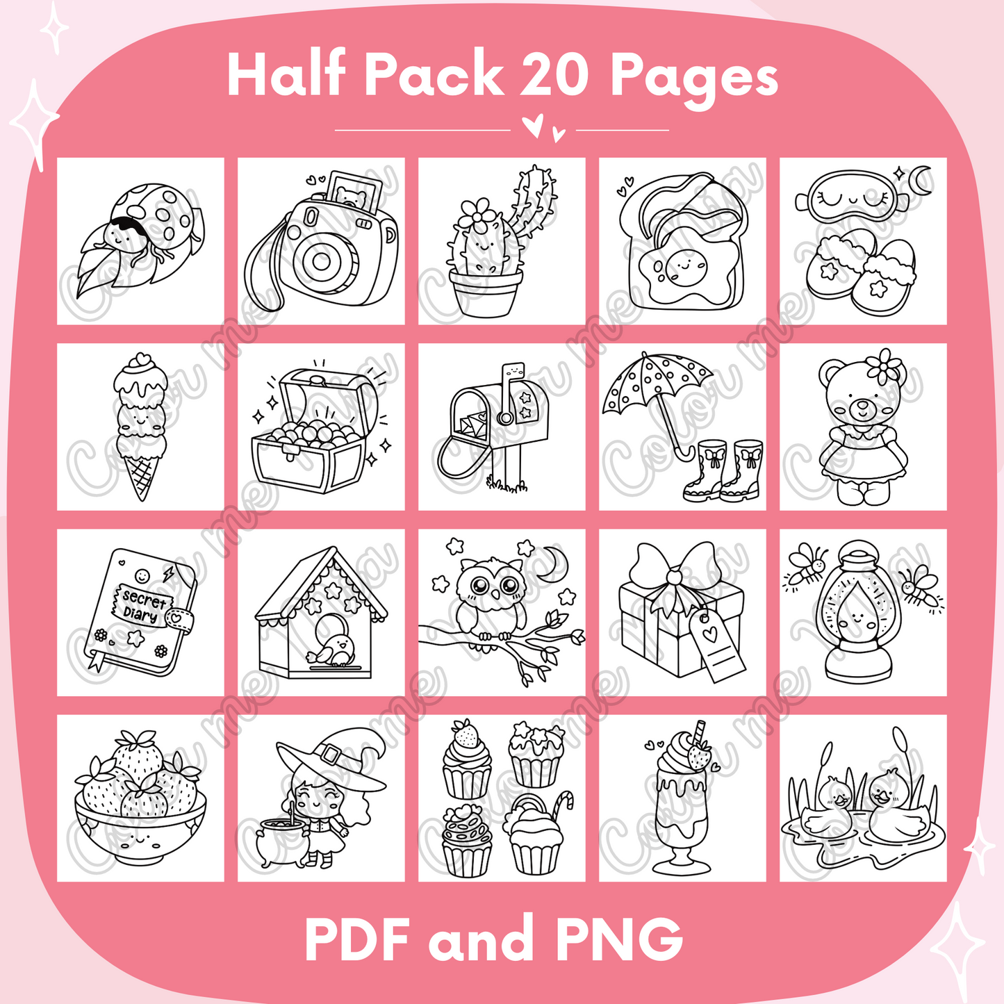 Cute and Cozy Printable Coloring Pages